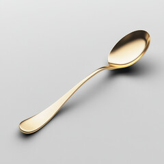 spoon on white background