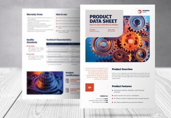 Product Specification Data Sheet Template 