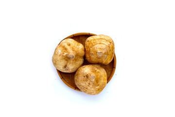 Mexican turnip or jicama or yam bean