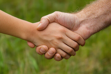 Hands holding hands in a supportive gesture, symbolizing empathy and connection