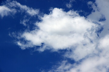 The sky is naturally clear with clouds.