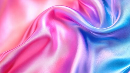 Obraz premium Colorful silk fabric draped