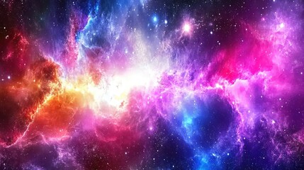 Fototapeta premium Colorful Nebulae in Deep Space