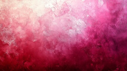Fototapeta premium Abstract background with textured pink and red gradient surface blending hues