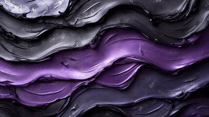 violet and silver abstract with charcoal marble swirl effect