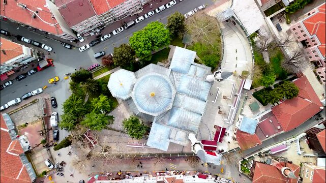 Cinematic Hirka-i Sharif Mosque drone fatih istanbul