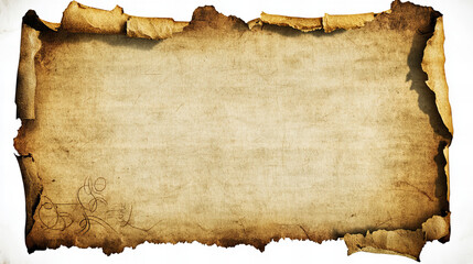 Aged vintage parchment background with distressed texture and old paper effect, perfect for antique invitations, historical documents, retro book covers, rustic scrapbook projects, or classic artistic
