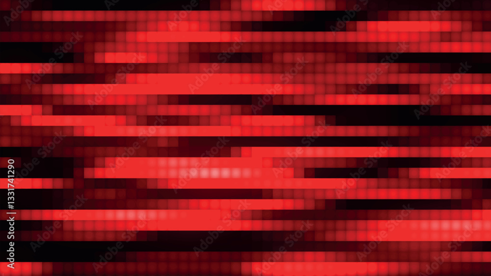 Poster abstract horizontal glowing color lines. multicolored horizontal linear background. abstract gradien