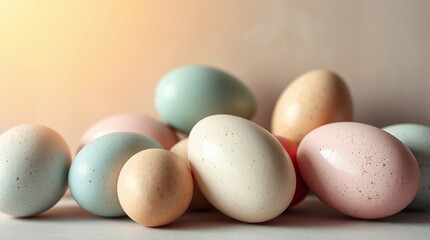colorful easter eggs, easter holiday