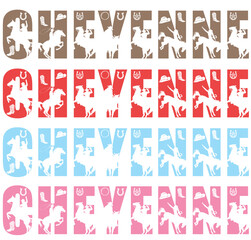 Rustic Western Text Sublimation Clipart Vector Illustration – Vintage Cowboy Typography Design, Rodeo Lettering, Wild West Font Art, Retro Western Aesthetic for T-Shirts, Mugs, Prints, and Digital Dow