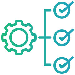 Project Management Gradient Icon