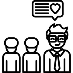 Communication Icon Vector Element