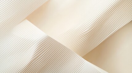 Fototapeta premium Abstract composition of folded paper with linear textural patterns