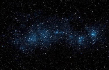 Fototapeta premium Starry Night Sky with Bright White Stars and Dark Background in Hyper-Realistic Minimalistic Style