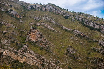 steep mountain slope