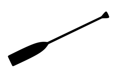 vector illustration of rowing paddle with trendy design