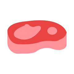 Desk chair flat icon