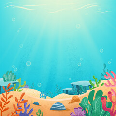 underwater world background