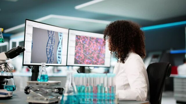 Medical Doctor Using Advanced DNA Technology
