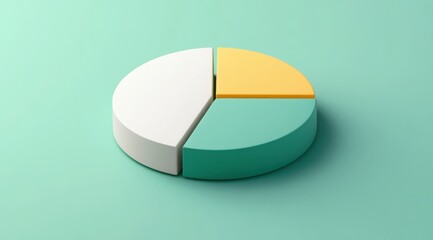 Obraz premium 3d pie chart