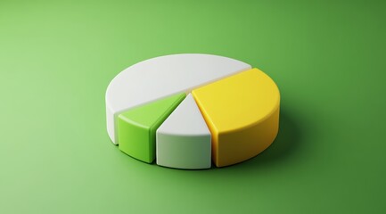 Obraz premium 3d pie chart