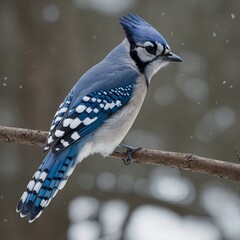 A blue jay gliding, showcasing vibrant blues and whites.