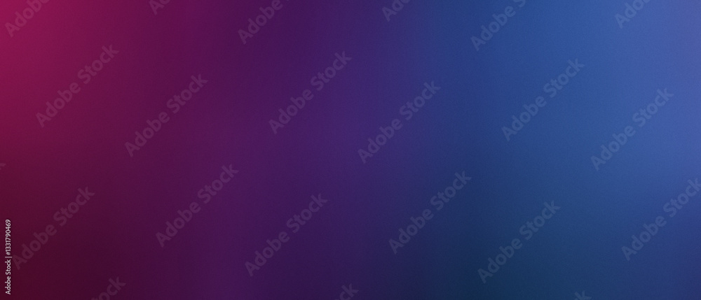 Poster colorful gradient background with deep hues of purple and blue, blending seamlessly for design and a