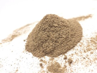 Awesome pile of pepper powder on a beautiful background.