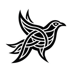 Obraz premium Flying dove of peace symbol vector design