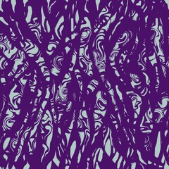 Seamless abstract textured pattern. Simple background with green, purple texture. Digital brush strokes. Lines. Design for textile fabrics, wrapping paper, background, wallpaper, cover.