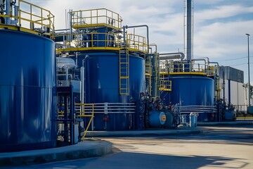 Obraz premium oil storage tanks