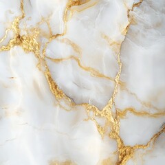 Elegant white marble with gold veins.  A luxurious and sophisticated design.  Features flowing patterns of white and gold