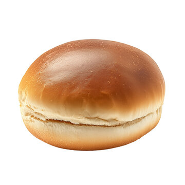 hamburger bun bread isolated on white background