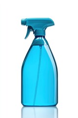 Bright blue spray bottle with sleek design, showcasing simplicit