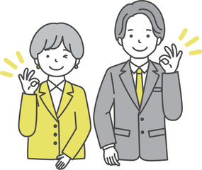 オッケーポーズ