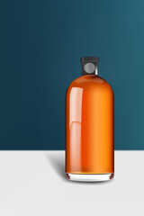 Presentation template product display red background for decoration