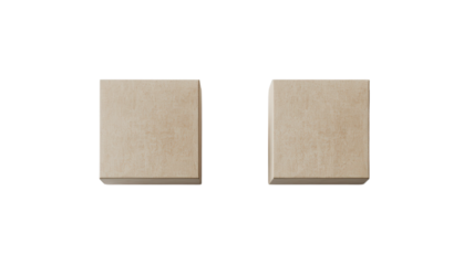 Stylish wooden blocks for modern decor and creative projects in a minimalist setting