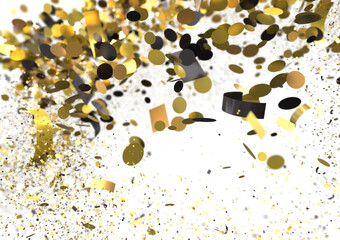 Golden Confetti Celebration