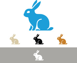 vector illustration of a rabbit