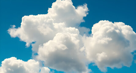 clouds in the blue sky