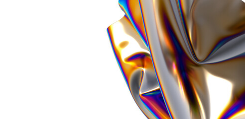 Chromatic Fusion: Where Colors Converge in a 3D Background