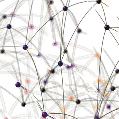 Abstract Network Connection Background