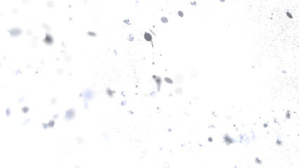 Winter overlay, snow particles, white background. Ideal for videos and photos.