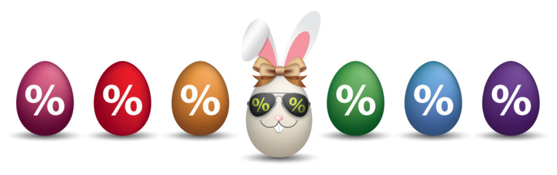 Bunte Ostereier f&uuml;r die Osterangebote