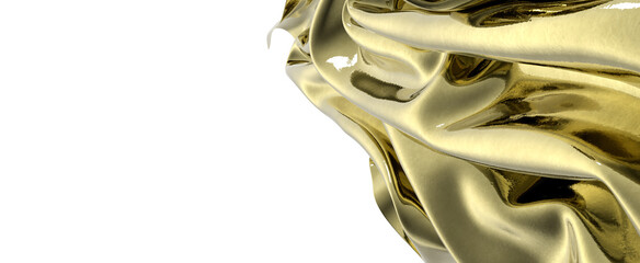 Golden waves of luxury and elegance