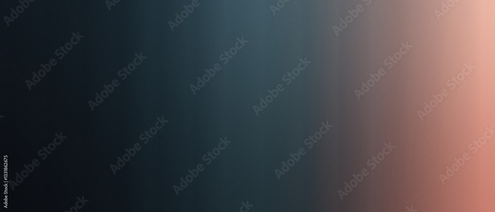 Poster dark gradient background with smooth transitions of blue and black. minimalist design for website or