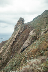 The mountains in Spain. Caribeans Tenerife island with a beautiful landscape view