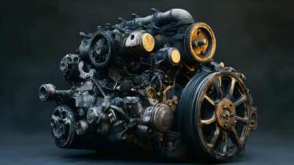 Obraz premium Powerful Engine Design