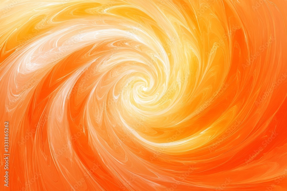 Aufkleber Colorful swirling pattern with shades of orange and yellow creating a vibrant and dynamic visual effect