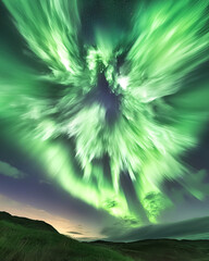 light in the sky